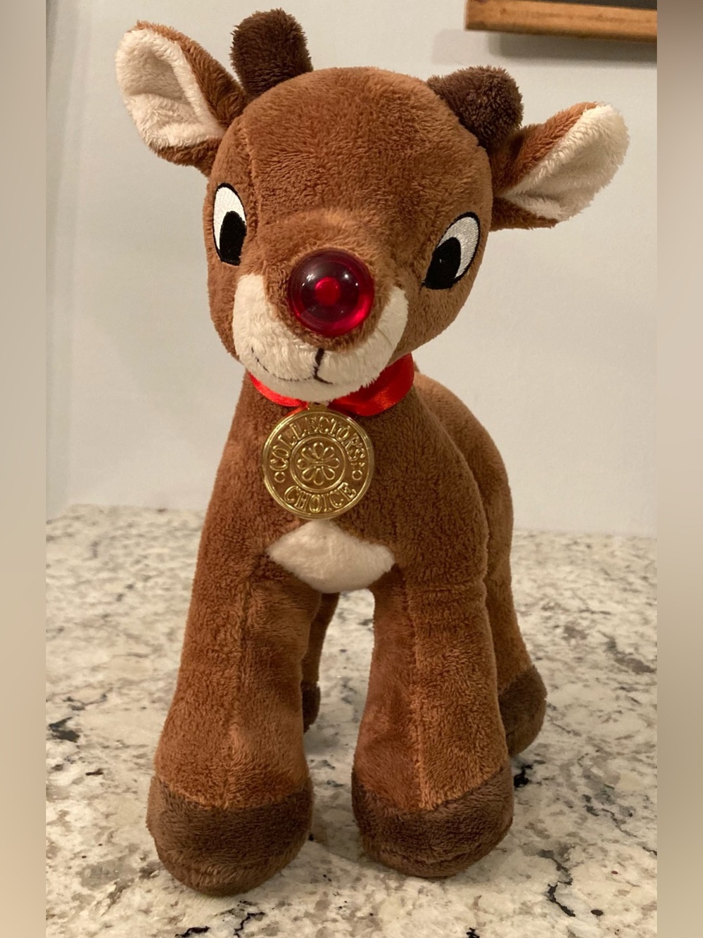 Dan Dee Vintage Rudolf the Red Nosed Reindeer Plush